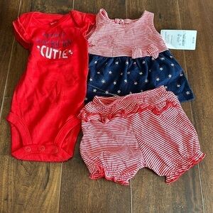 NWT- Carters Mommy’s American Cutie Set